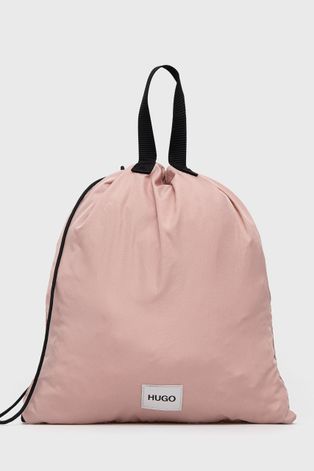 Hugo Plecak kolor różowy gładki