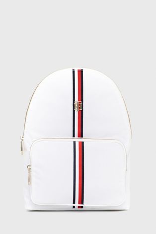 Рюкзак Tommy Hilfiger женский цвет белый маленький с аппликацией