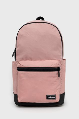 Рюкзак adidas жіночий колір рожевий великий гладкий