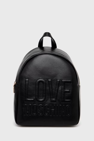 Love Moschino hátizsák fekete, női, kis, sima
