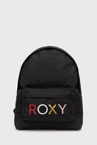 Batoh Roxy dámský, černá barva, velký, hladký