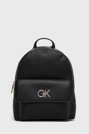 Calvin Klein plecak damski kolor czarny mały gładki