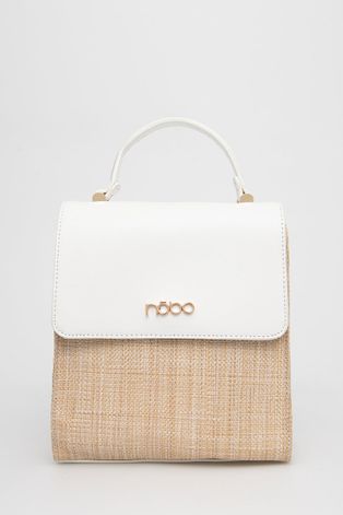 Рюкзак Nobo жіночий колір білий малий візерунок
