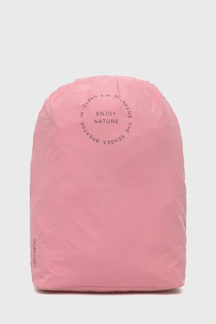 Outhorn plecak damski kolor fioletowy duży z nadrukiem
