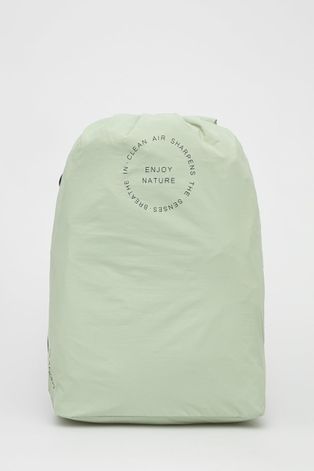 Рюкзак Outhorn жіночий колір зелений великий з принтом