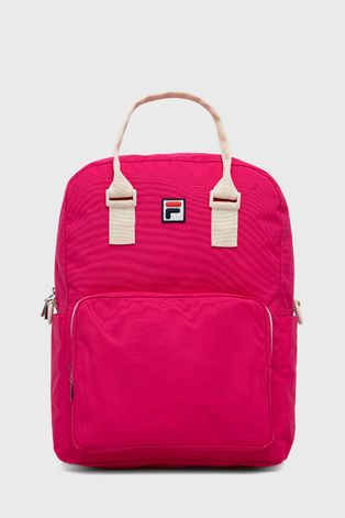 Fila plecak damski kolor różowy duży gładki