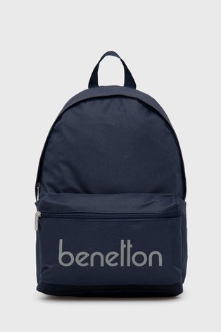 United Colors of Benetton gyerek hátizsák sötétkék, nagy, nyomott mintás