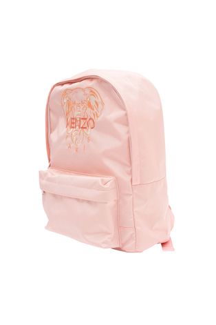 Detský ruksak Kenzo Kids ružová farba, veľký, s nášivkou