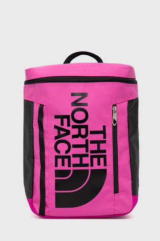 Рюкзак The North Face колір рожевий великий з принтом
