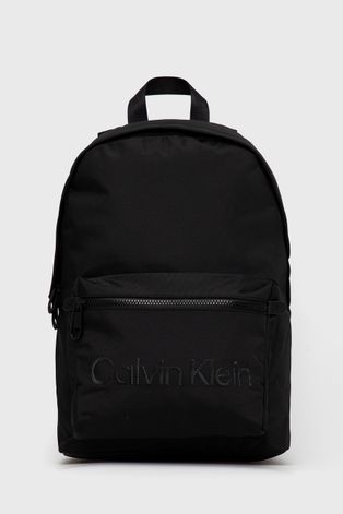 Ruksak Calvin Klein pánsky, čierna farba, veľký, jednofarebný