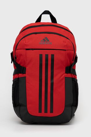 adidas plecak męski kolor czerwony duży z nadrukiem