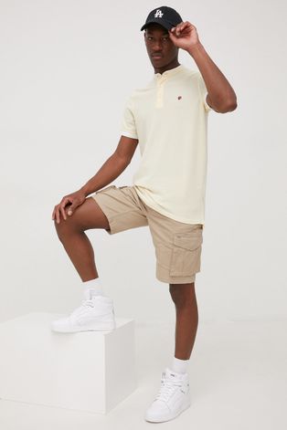 Polo majica Premium by Jack&Jones za muškarce, boja: narančasta, jednobojni model