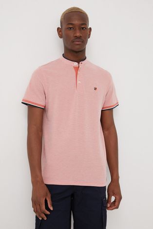 Polo majica Premium by Jack&Jones za muškarce, boja: narančasta