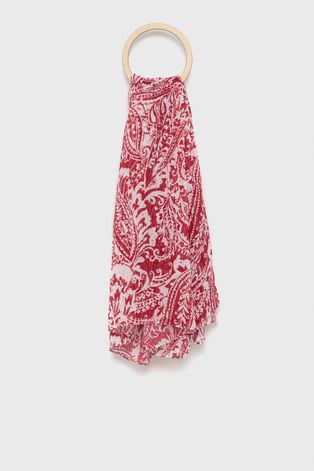 Шарф Lauren Ralph Lauren женский цвет красный с узором