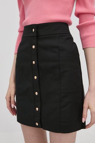 Morgan spódnica kolor czarny mini prosta