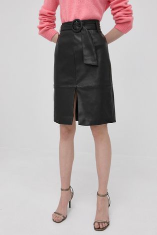 Morgan spódnica kolor czarny midi ołówkowa