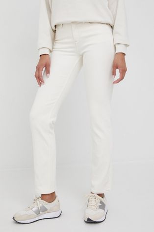 Lee jeansi Marion Straight Ecru femei , medium waist