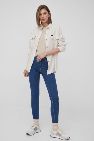 Lee jeansy FOREVERFIT CLEAN RILEY damskie medium waist