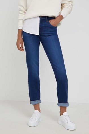 Wrangler jeansy SLIM AUTHENTIC LOVE damskie high waist
