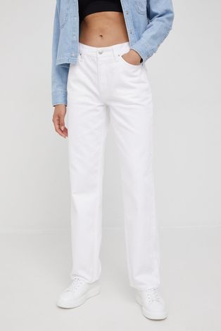 Дънки Calvin Klein Jeans с висока талия