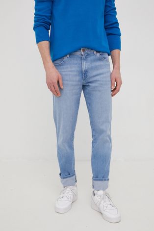 Wrangler jeansy TEXAS SLIM BLUE CHAMP męskie