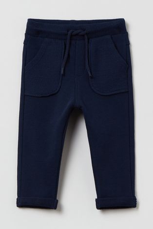 Παιδικό παντελόνι OVS χρώμα: ναυτικό μπλε
