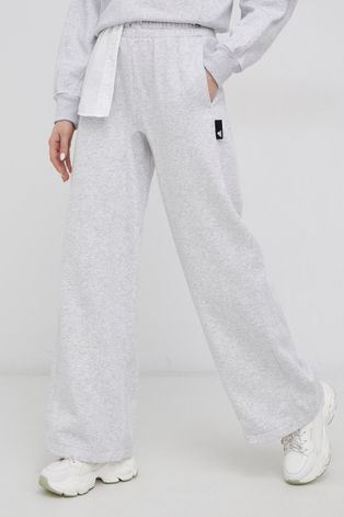Штани adidas Performance жіноче колір сірий меланж