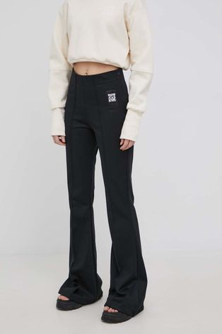 adidas Performance spodnie x Karlie Kloss damskie kolor czarny dzwony high waist