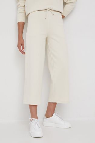 Calvin Klein spodnie dresowe kolor beżowy