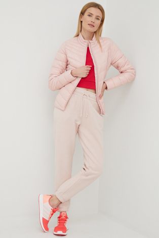 Спортен панталон Outhorn в розово с изчистен дизайн