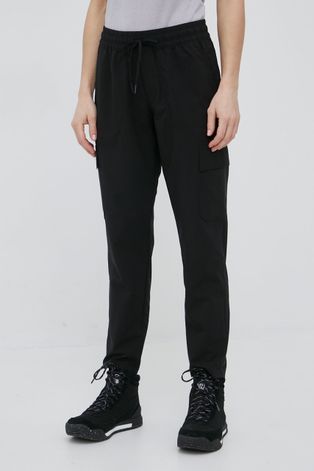 The North Face pantaloni de exterior Never Stop Wearing femei, culoarea negru, fason cargo, medium waist