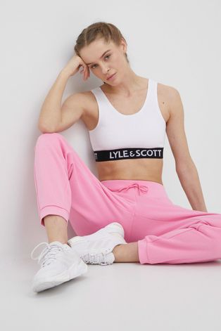 Спортивні штани Calvin Klein Performance Ck Essentials жіночі колір рожевий однотонні