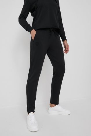 Спортивні штани Blauer жіночі колір чорний однотонні