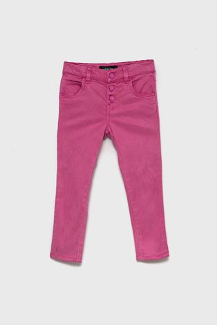 Dječje hlače Guess boja: ružičasta
