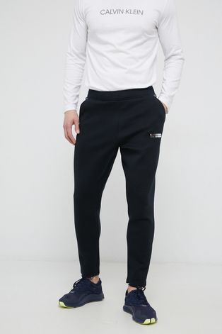 Παντελόνι Calvin Klein Performance ανδρικό, χρώμα: μαύρο