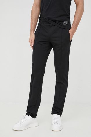 Спортен панталон Paul&Shark мъжко в черно с изчистен дизайн