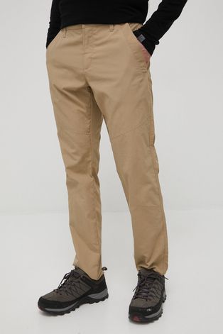 Jack Wolfskin spodnie outdoorowe Desert Valley męskie kolor beżowy