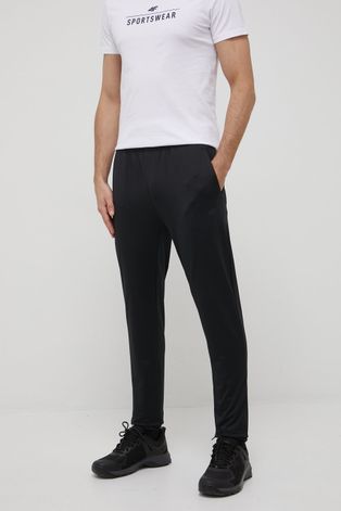 4F pantaloni de antrenament barbati, culoarea negru
