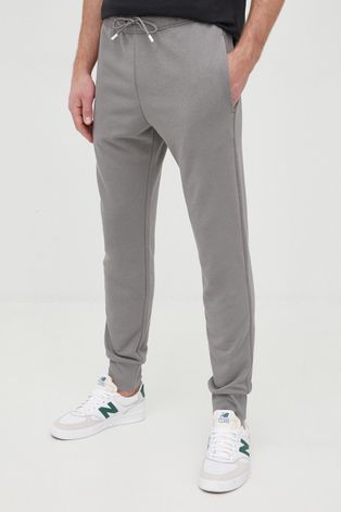 Спортен панталон United Colors of Benetton мъжко в сиво с изчистен дизайн