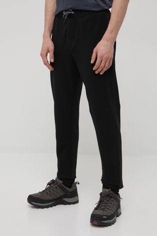 CMP pantaloni barbati, culoarea negru, neted