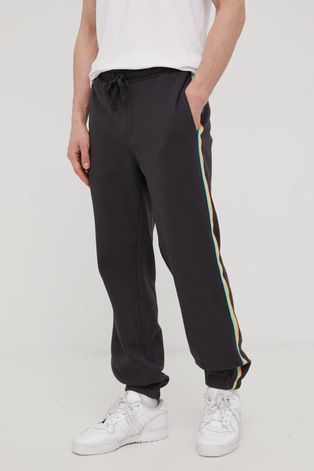 Rip Curl spodnie dresowe męskie kolor czarny z aplikacją