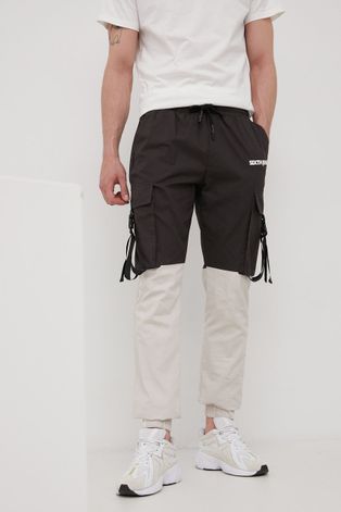 Sixth June spodnie bawełniane męskie kolor szary joggery