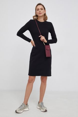 Сукня Calvin Klein колір чорний mini пряма