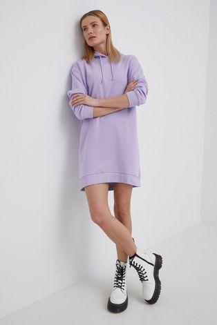 JDY rochie culoarea violet, mini, oversize
