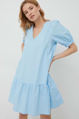 Bavlnené šaty Vero Moda mini, áčkový strih