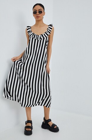 aty JDY bl barva, midi