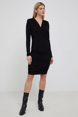 Birgitte Herskind ruha fekete, mini, testhezálló