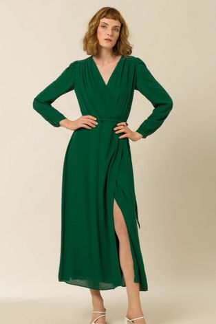 Сукня Ivy & Oak колір зелений midi пряма