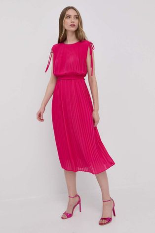 Liu Jo rochie culoarea roz, mini, evazati
