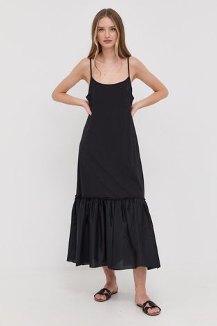 Платье Liu Jo цвет чёрный maxi расклешённая
